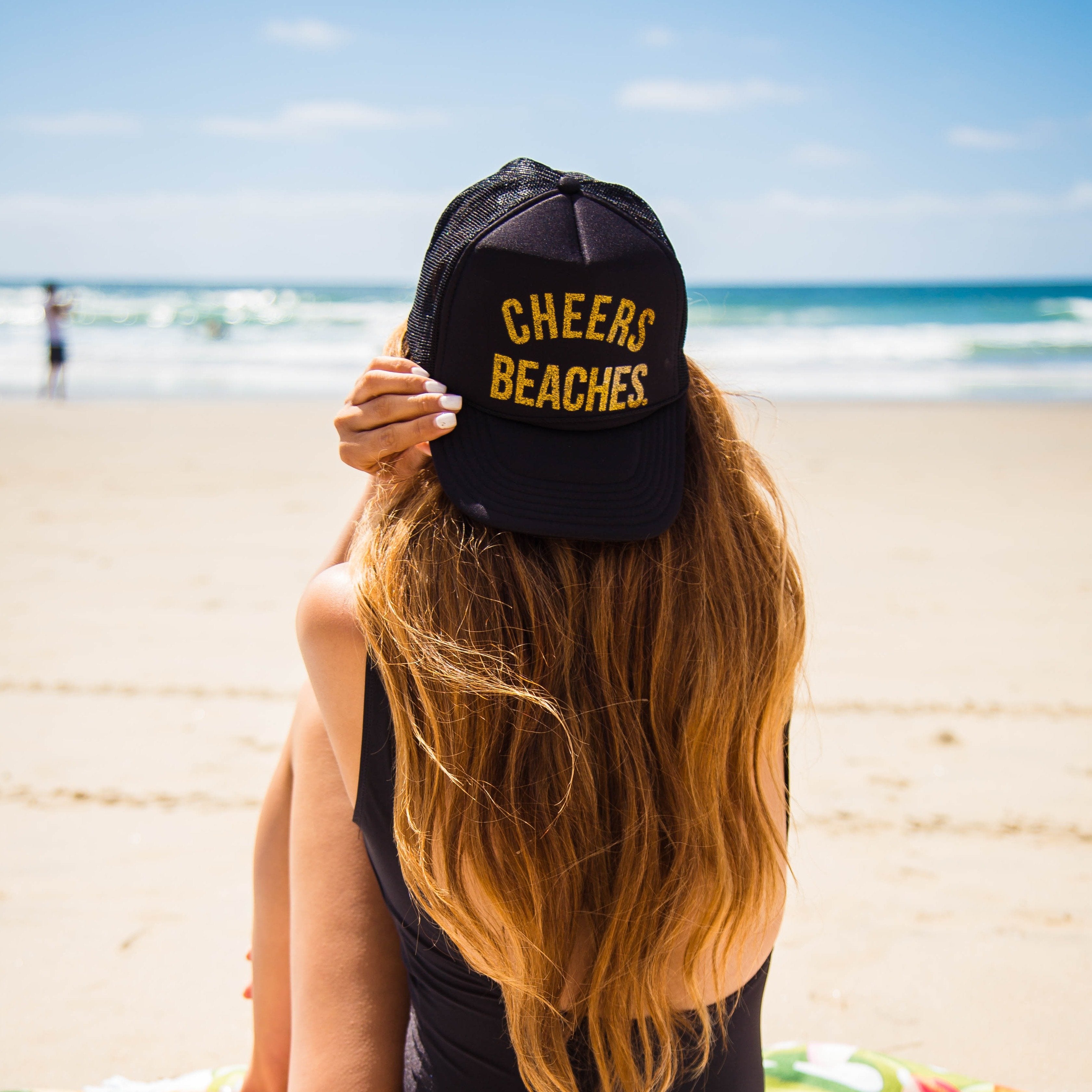 Cheers Beaches Trucker Hat: Green