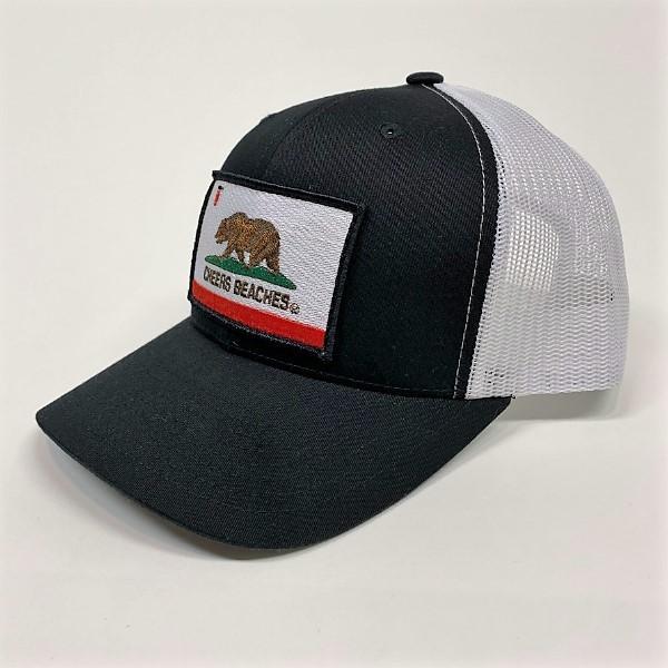 Cheers Beaches Accessories California Bear Flag "Cheers Beaches" Trucker Hat