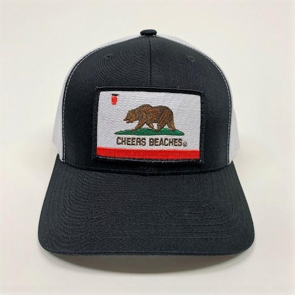 Cheers Beaches Accessories California Bear Flag "Cheers Beaches" Trucker Hat