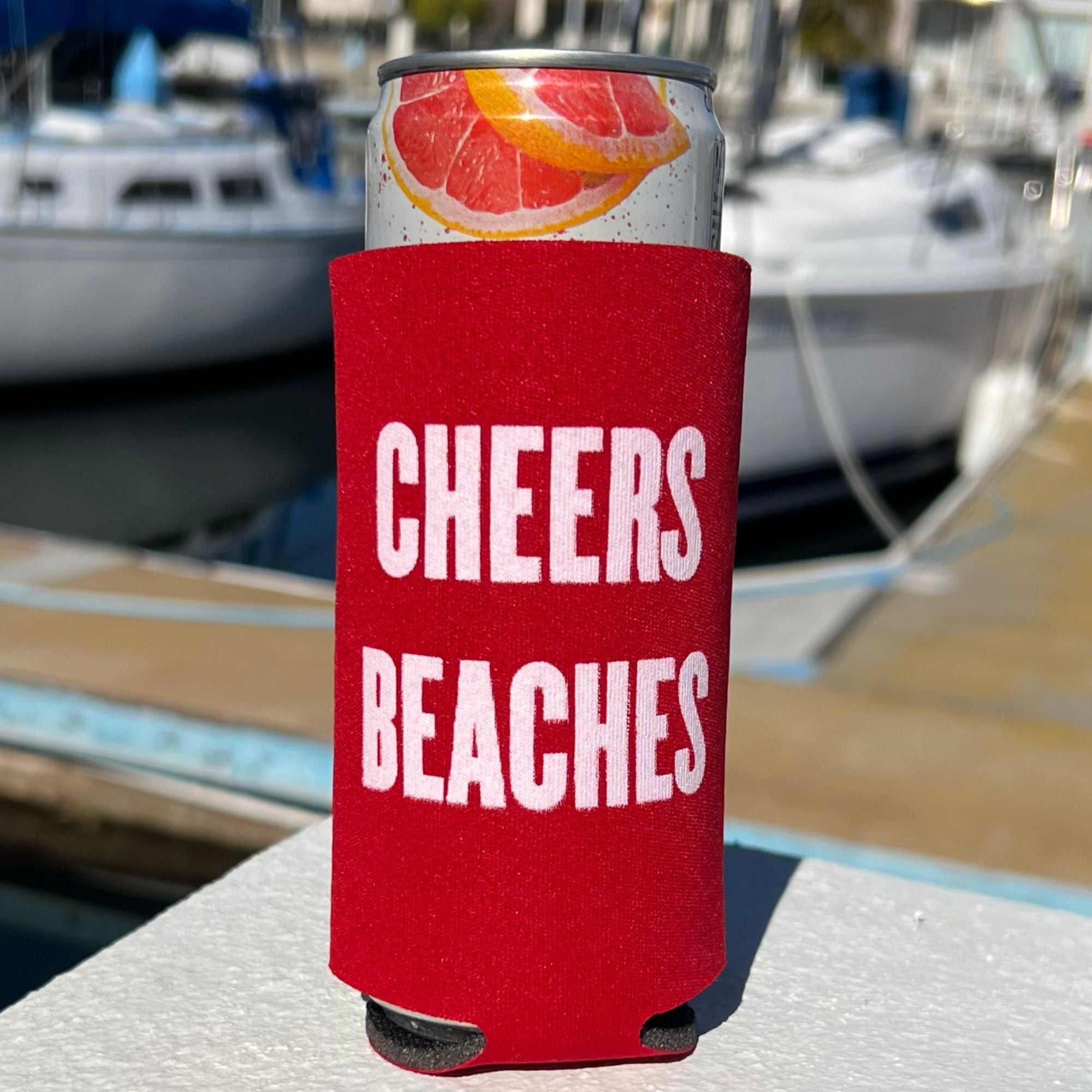 Cheers Beaches Cheers Beaches® Slim Can Coolers