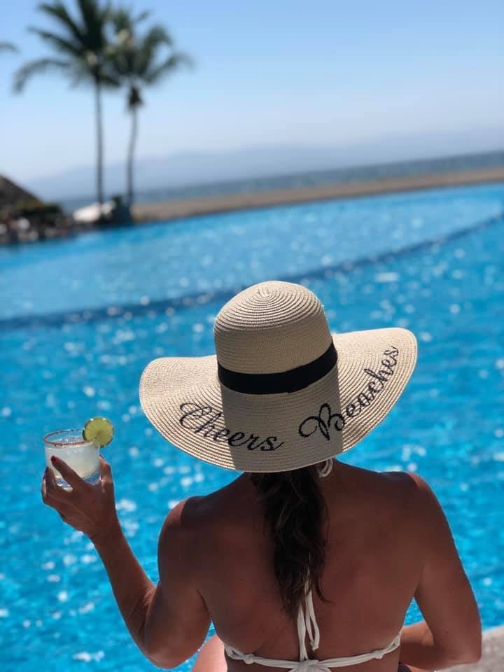 Cheers Beaches Women Cream Cheers Beaches Floppy Sun Hat: Cream