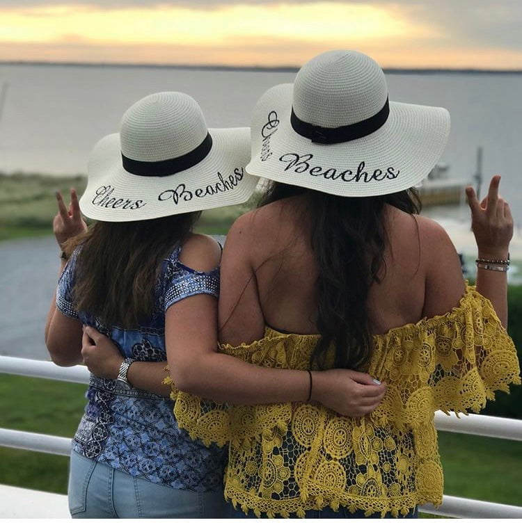 Cheers Beaches Women Cream Cheers Beaches Floppy Sun Hat: Cream